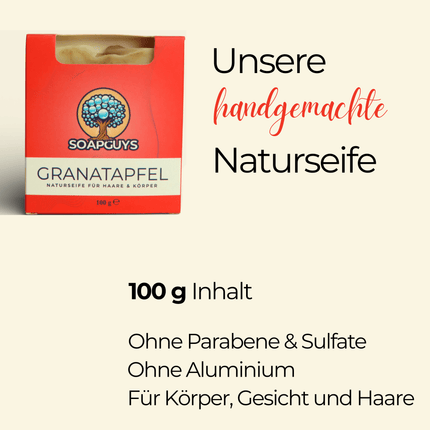 Granatapfel Naturseife