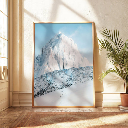Chamonix Mountains Triptych Wall Art Set