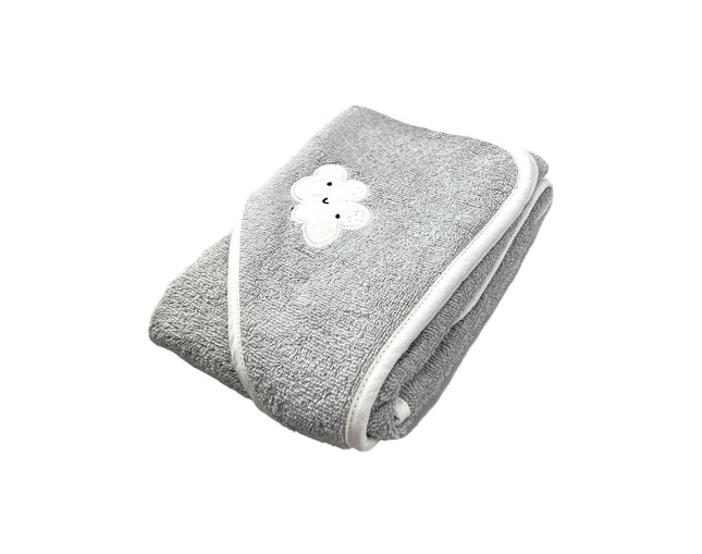 Baby Kapuzenbadetuch » Badetuch 75 x 75 cm » Kleinkind Bade Handtuch mit Kapuze » 100% reine Baumwolle