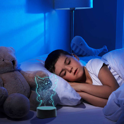 SEO. Graviertes Acrylglas im Fee Design mit LED - Sockel - Linkreich