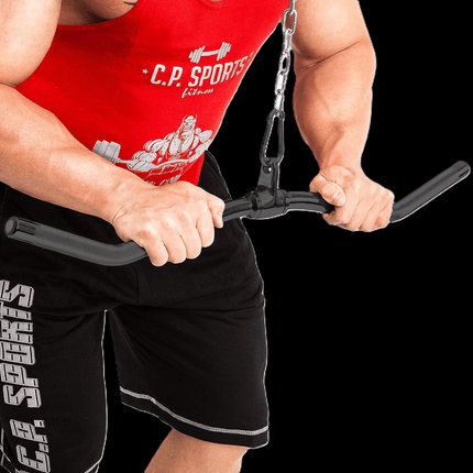 SEO. Griff schwarz mit Karabinerhaken 8 mm | Stahl massiv - C.P. Sports - G26 - 4 - Linkreich