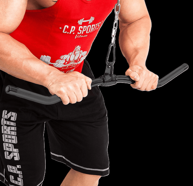 SEO. Griff schwarz mit Karabinerhaken 8 mm | Stahl massiv - C.P. Sports - G26 - 4 - Linkreich