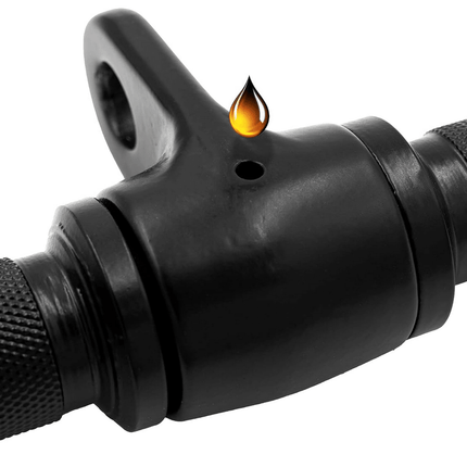 SEO. Griff schwarz mit Karabinerhaken 8 mm | Stahl massiv - C.P. Sports - G26 - 4 - Linkreich