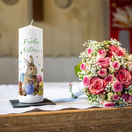 SEO. Große Kerze "Osterhase" zu Ostern - Linkreich