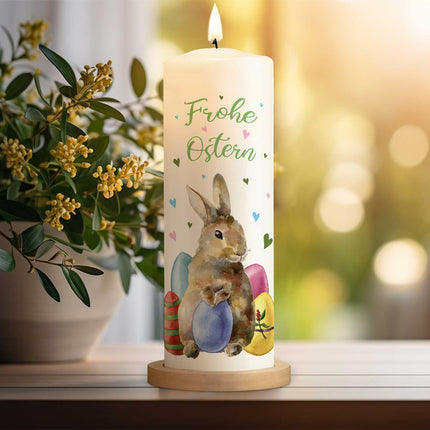 SEO. Große Kerze "Osterhase" zu Ostern - Linkreich