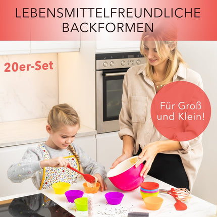 Große Muffinformen aus Silikon - 20er Set (Muffinformen) kaufen bei Linkreich – Jetzt entdecken!