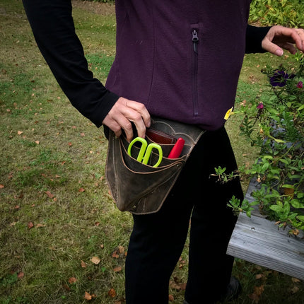 SEO. Großer Werkzeuggürtel / Garten Werkzeuggürtel - Rechts - Schwarz Linkreich