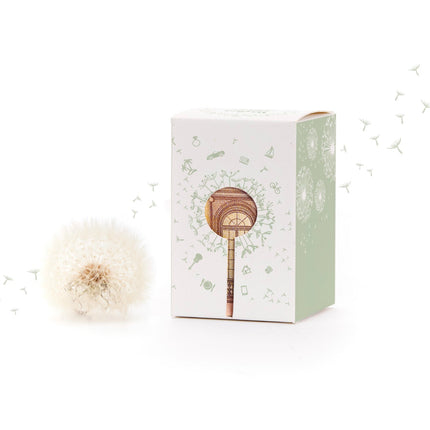 Wunscherfüller mit Pusteblumen-Schirmchen