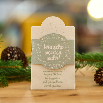 Wunscherfüller – Pusteblume im Glas