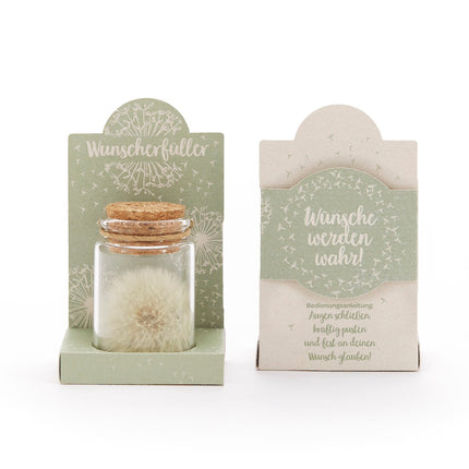 Wunscherfüller – Pusteblume im Glas