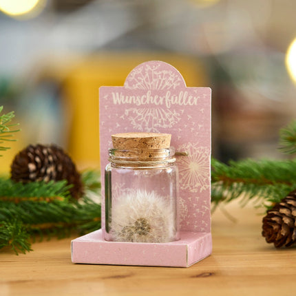 Wunscherfüller – Pusteblume im Glas