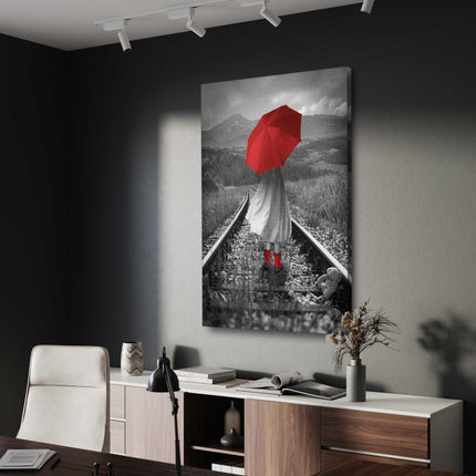 Grow fast - Leinwandbild Stadt (Canvas) kaufen bei Linkreich – Jetzt entdecken!