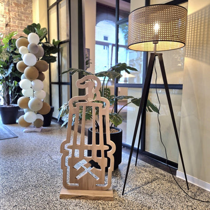 SEO. Grubenlampe Holz XXL - Linkreich