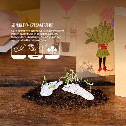 Osterkarte "Frohe Ostern"