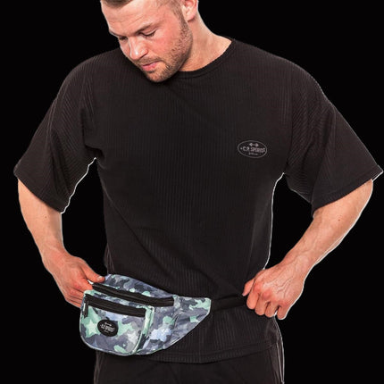 SEO. Gürteltasche Camouflage - Türkis C.P. Sports - Camo Türkis Linkreich