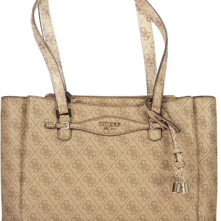 SEO. Guess Jeans Damen Schwarze Tasche - Beige Linkreich