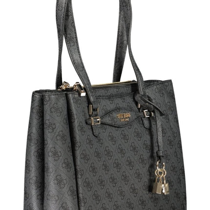 SEO. Guess Jeans Damen Schwarze Tasche - Beige Linkreich