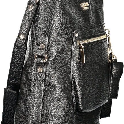 SEO. GUESS JEANS Damen-Tasche Beige – Elegante Schultertasche für Frühjahr/Sommer | soulluna.de - Schwarz Linkreich