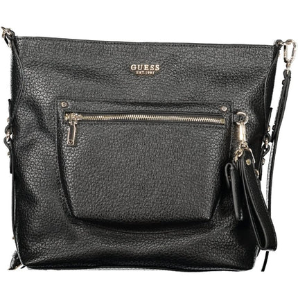 SEO. GUESS JEANS Damen-Tasche Beige – Elegante Schultertasche für Frühjahr/Sommer | soulluna.de - Schwarz Linkreich