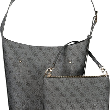 SEO. Guess Jeans Damen - Tasche, Beige - Schwarz Linkreich