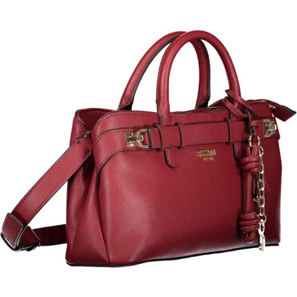 SEO. GUESS JEANS Damen Tasche schwarz – Elegante Umhängetasche mit Schultergurt für Herbst/Winter - Braun Linkreich