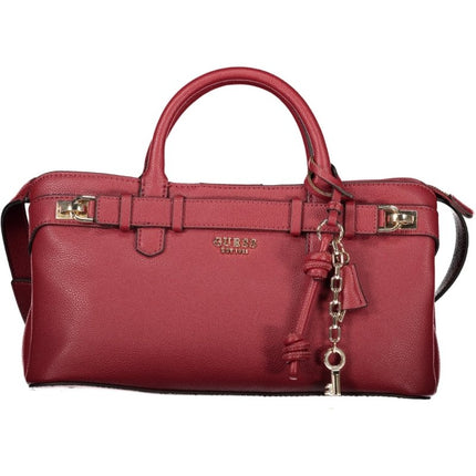 SEO. GUESS JEANS Damen Tasche schwarz – Elegante Umhängetasche mit Schultergurt für Herbst/Winter - Braun Linkreich
