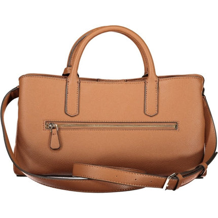 SEO. GUESS JEANS Damen Tasche schwarz – Elegante Umhängetasche mit Schultergurt für Herbst/Winter - Braun Linkreich
