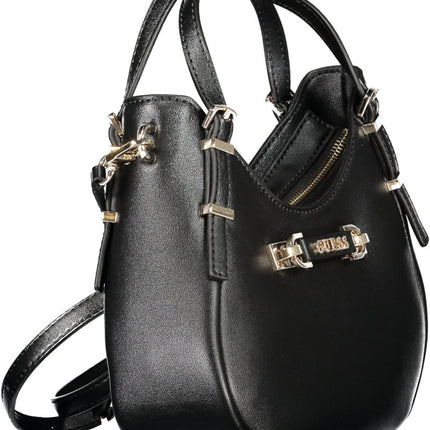 SEO. GUESS JEANS Damentasche Rosa – Modische Handtasche für Damen mit Schultergurt - Schwarz Linkreich