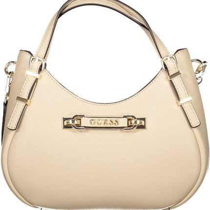 SEO. GUESS JEANS Damentasche Rosa – Modische Handtasche für Damen mit Schultergurt - Beige Linkreich