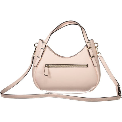 SEO. GUESS JEANS Damentasche Rosa – Modische Handtasche für Damen mit Schultergurt - Schwarz Linkreich