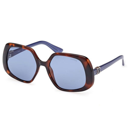 SEO. GUESS JEANS Sonnenbrille Damen – Braune Sonnenbrille mit quadratischen Linsen - Braun Linkreich