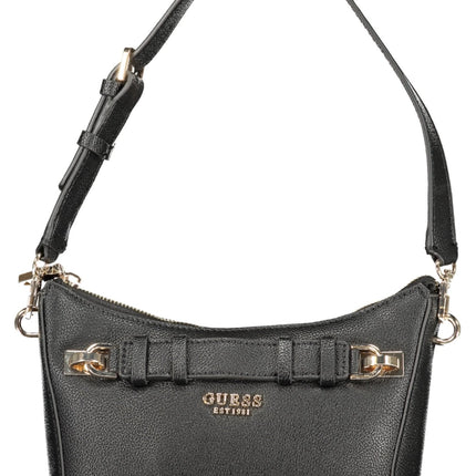 GUESS JEANS Damen-Tasche schwarz – Elegante Umhängetasche mit Logo-Details