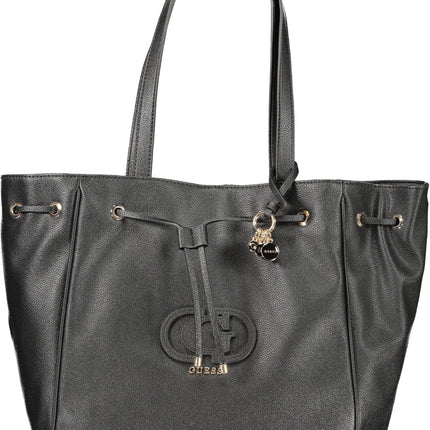 GUESS JEANS Damen Tasche schwarz – Elegante Schultertasche für den Alltag