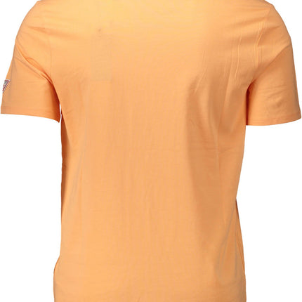 GUESS JEANS HERREN KURZARM T-SHIRT ORANGE