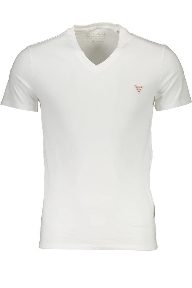 GUESS JEANS HERREN KURZARM T-SHIRT WEIß