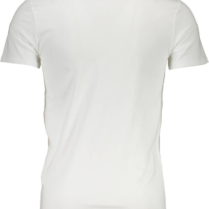 GUESS JEANS HERREN KURZARM T-SHIRT WEIß