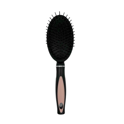 Haarbürste Oval Metall mit Noppen
