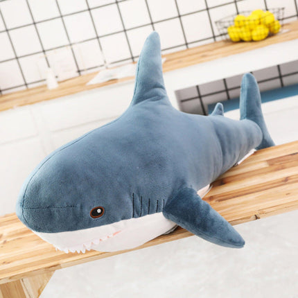 SEO. Hai Kuscheltier weiches Plüschtier blaues Stofftier - 30cm Linkreich