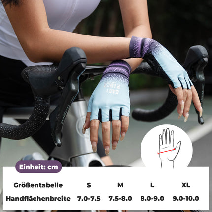 Halbfinger - Fahrradhandschuhe Atmungsaktiv Rutschfest Sommer (Fahrradhandschuhe) kaufen bei Linkreich – Jetzt entdecken!