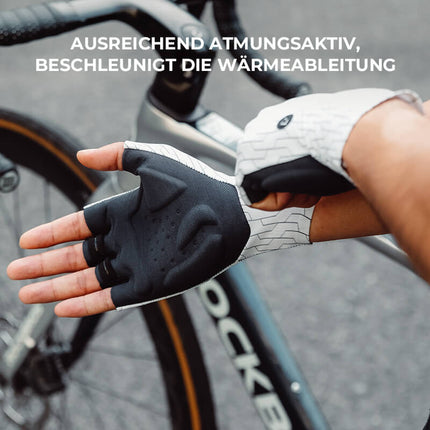 Halbfinger Fahrradhandschuhe Atmungsaktiv Stoßdämpfung Sommer (Fahrradhandschuhe) kaufen bei Linkreich – Jetzt entdecken!