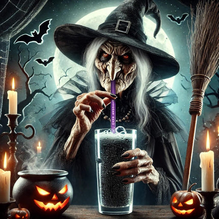 Halloween Glasstrohhalme Spooky Vibes in Halloween Farben - 20cm (Glastrinkhalme) kaufen bei Linkreich – Jetzt entdecken!