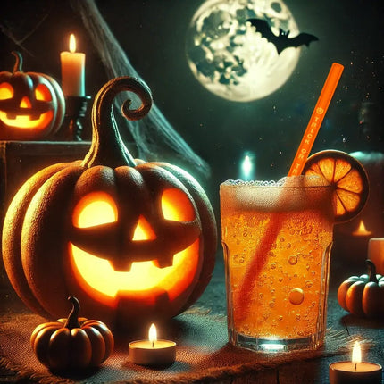 Halloween Glasstrohhalme Spooky Vibes in Halloween Farben - 20cm (Glastrinkhalme) kaufen bei Linkreich – Jetzt entdecken!