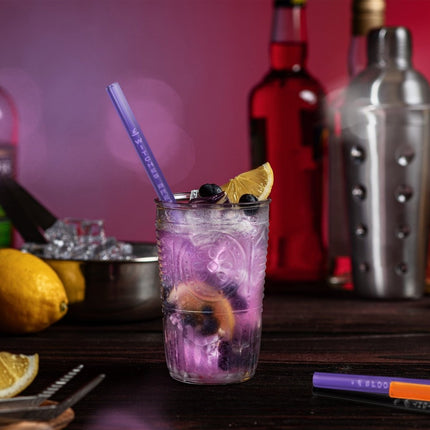 Halloween Glasstrohhalme Spooky Vibes in Halloween Farben - 20cm (Glastrinkhalme) kaufen bei Linkreich – Jetzt entdecken!