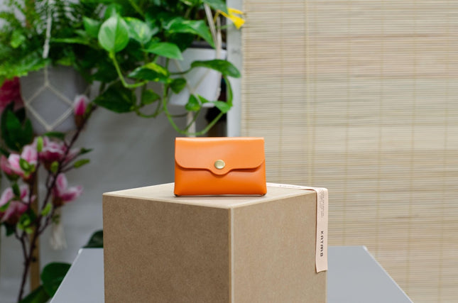 Handgefertigte Leder Geldbörse - Kleine Münzbörse - Geschenk für Ihn oder Sie - Minimalistische Leder Münzbörse - Geburtstagsgeschenk. () kaufen bei Linkreich – Jetzt entdecken!