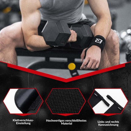 Handgelenkbandage 1 Paar Atmungsaktive Zughilfen für Training & Fitness (Reflektorbänder) kaufen bei Linkreich – Jetzt entdecken!