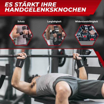 Handgelenkbandage 1 Paar Atmungsaktive Zughilfen für Training & Fitness (Reflektorbänder) kaufen bei Linkreich – Jetzt entdecken!