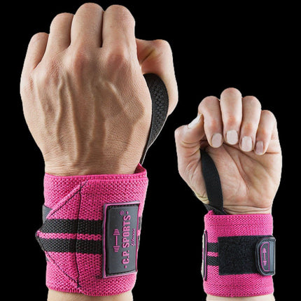 SEO. Handgelenkbandagen - mit starkem Klettverschluss & Daumenspannschlaufe - C.P - T18 - Pink Linkreich