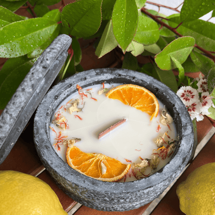 HANDGEMACHTE Citronella BETONKERZE Schwarz - Stilvolle Sojawachskerze für Ihr Zuhause. Outdoor Kerze mit Blütenverzierung und HOCHWERTIGEM Holzdocht aus dem Südschwarzwald (Duftkerze) kaufen bei Linkreich – Jetzt entdecken!