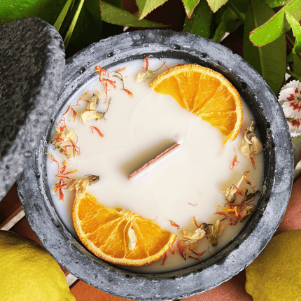 HANDGEMACHTE Citronella BETONKERZE Schwarz - Stilvolle Sojawachskerze für Ihr Zuhause. Outdoor Kerze mit Blütenverzierung und HOCHWERTIGEM Holzdocht aus dem Südschwarzwald (Duftkerze) kaufen bei Linkreich – Jetzt entdecken!