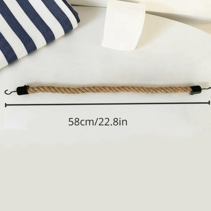 SEO. Hanfseil Toilettenpapier Halter ohne Bohren - Linkreich